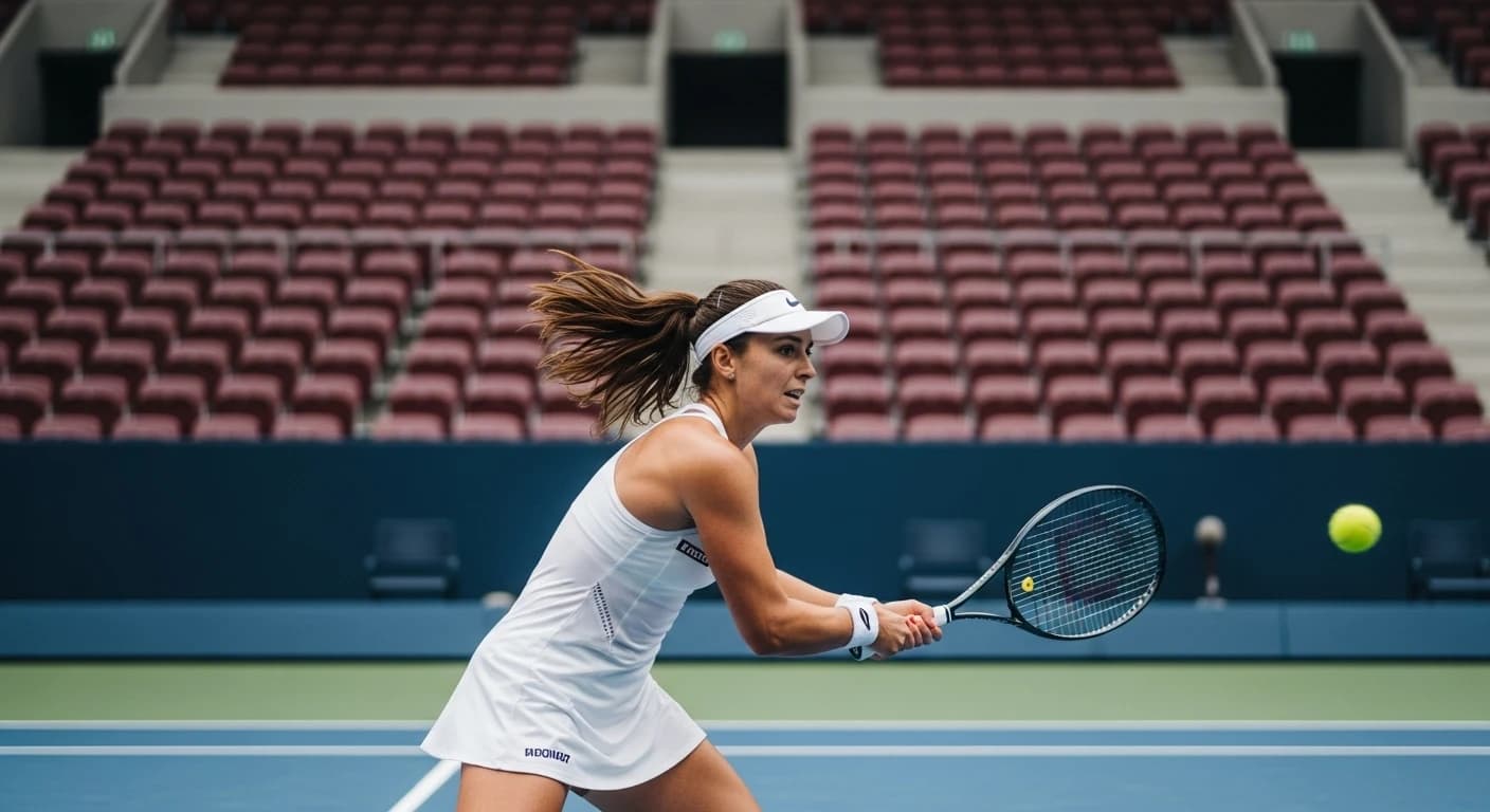 Iga Świątek walczy o ćwierćfinał turnieju WTA w Wuhan mimo pustych trybun