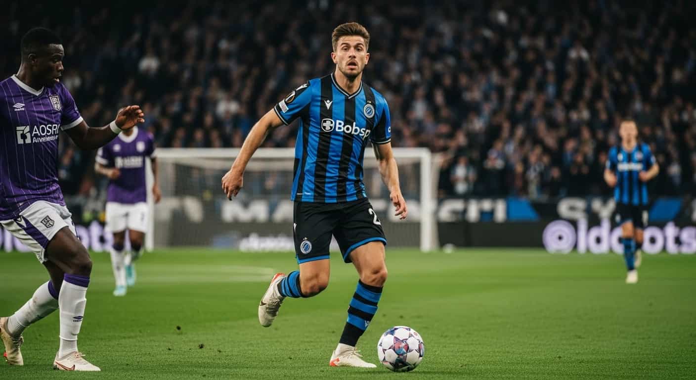 Vanaken może pobić rekord przeciwko Anderlechtowi w wielkim meczu belgijskiej ligi