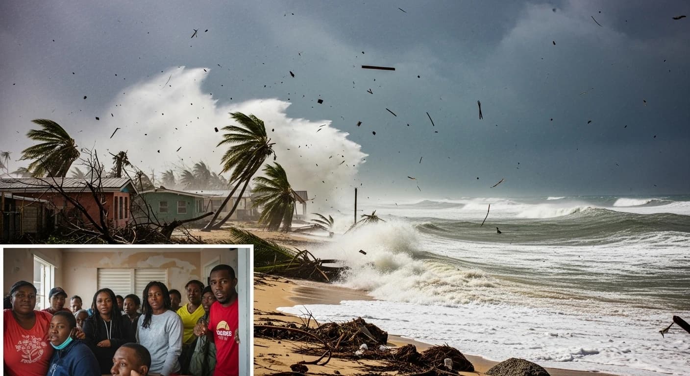 Potężny huragan Melissa uderza w Jamajkę - najsilniejsza burza w historii Atlantyku zagraża milionom ludzi
