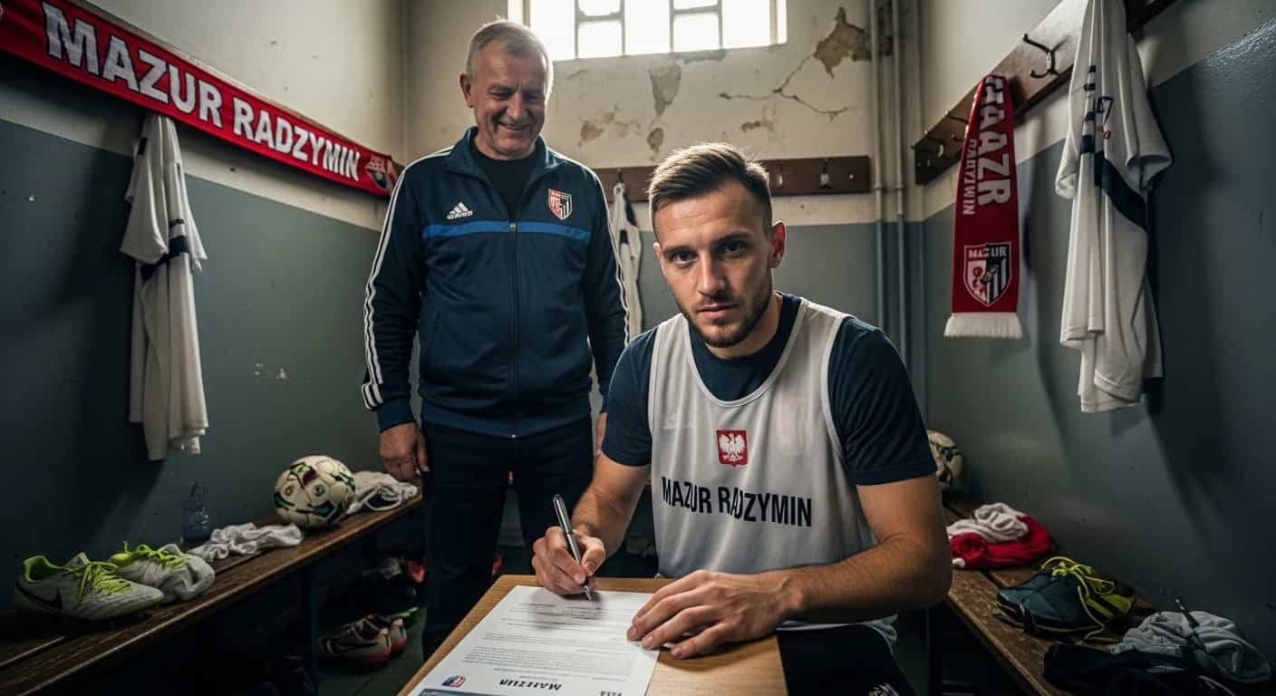 Grzegorz Krychowiak dołącza do Mazura Radzymin - sensacyjny transfer do okręgówki