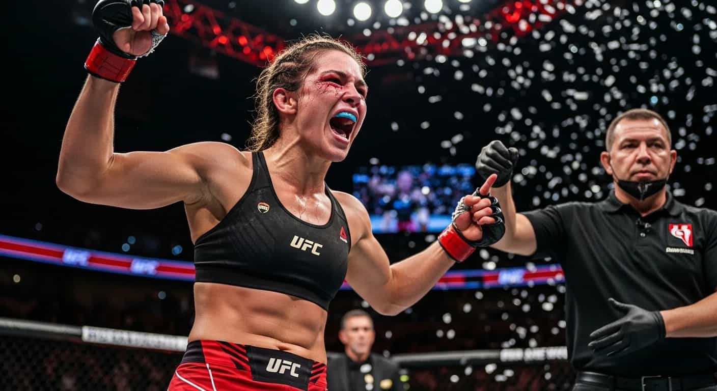 Mackenzie Dern zdobywa wakujący pas UFC w kategorii słomkowej po zwycięstwie nad Jandiroba