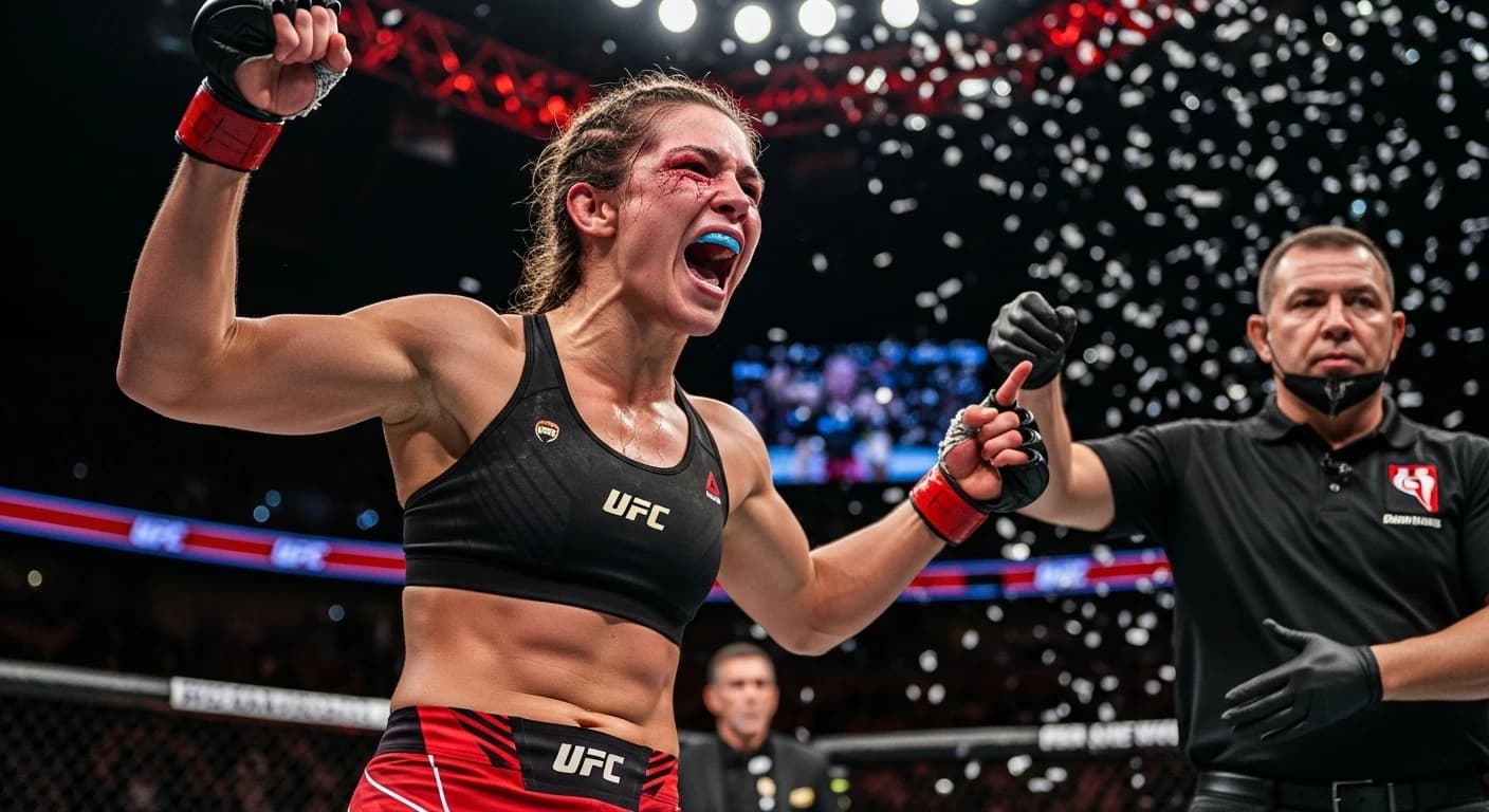 Mackenzie Dern zdobywa wakujący pas UFC w kategorii słomkowej po zwycięstwie nad Jandiroba