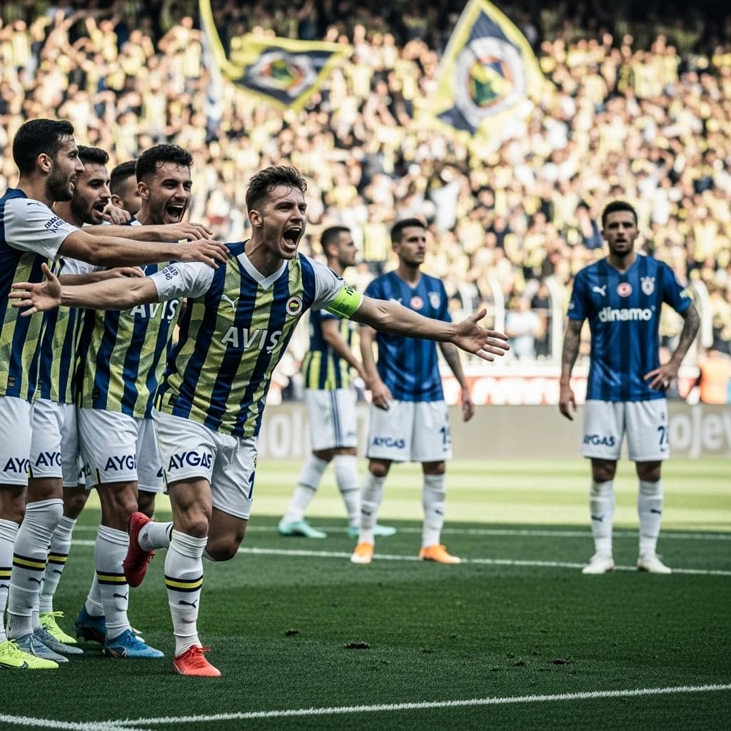 Sebastian Szymański strzela debiutanckiego gola pod wodzą nowego trenera Fenerbahce w starciu z Dinamem Zagrzeb