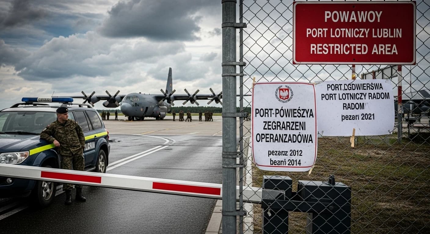 Lotniska w Lublinie i Radomiu czasowo zamknięte podczas operacji wojskowej