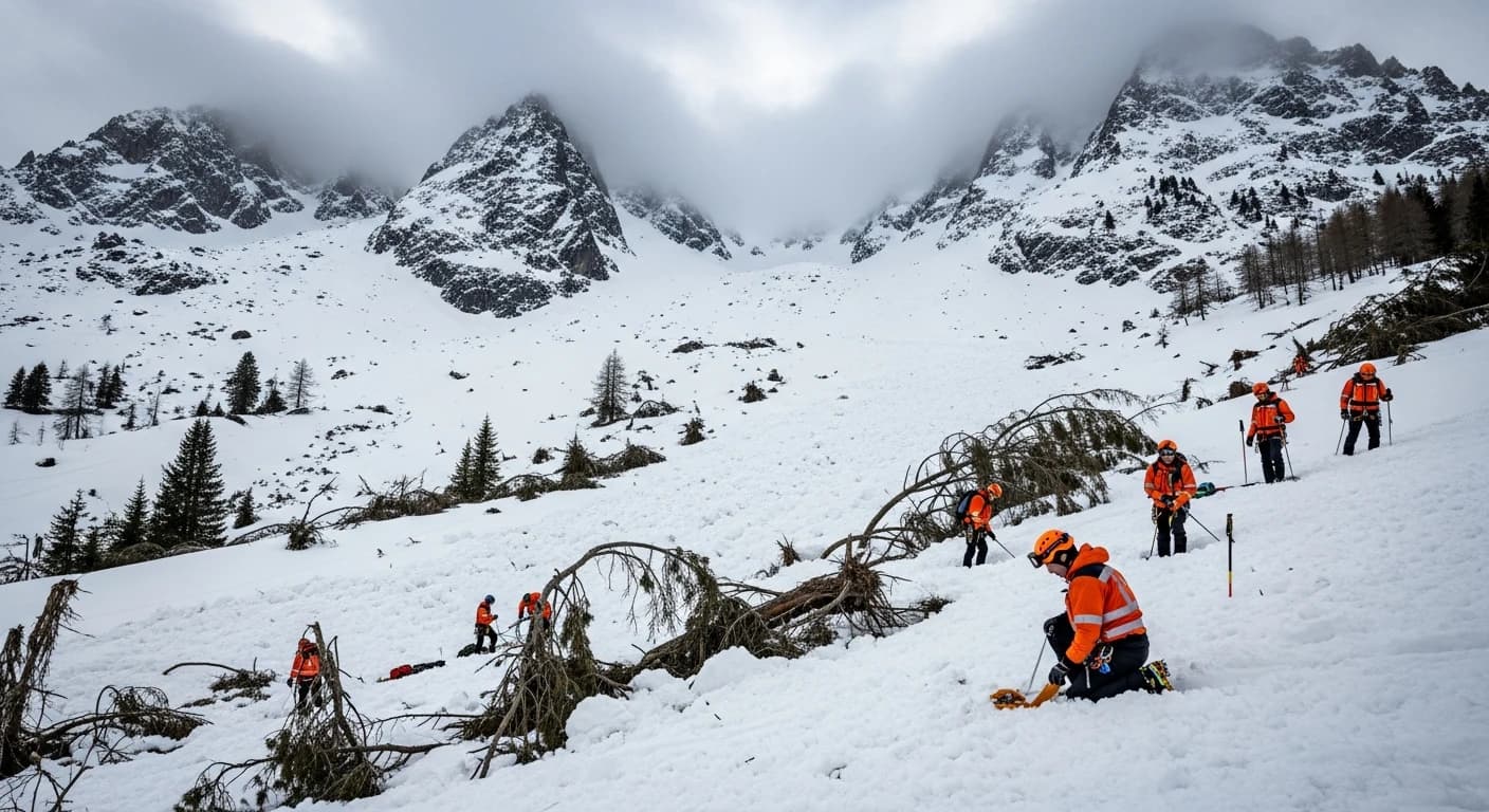 Tragiczna lawina w Alpach pochłonęła pięć ofiar - wśród zmarłych ojciec z 17-letnią córką