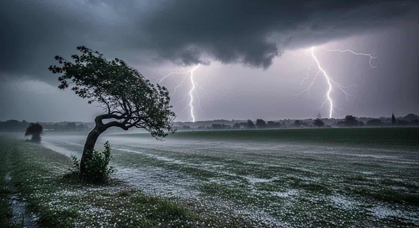 Gwałtowne burze przechodzą przez Polskę - IMGW ostrzega przed intensywnymi opadami i gradem