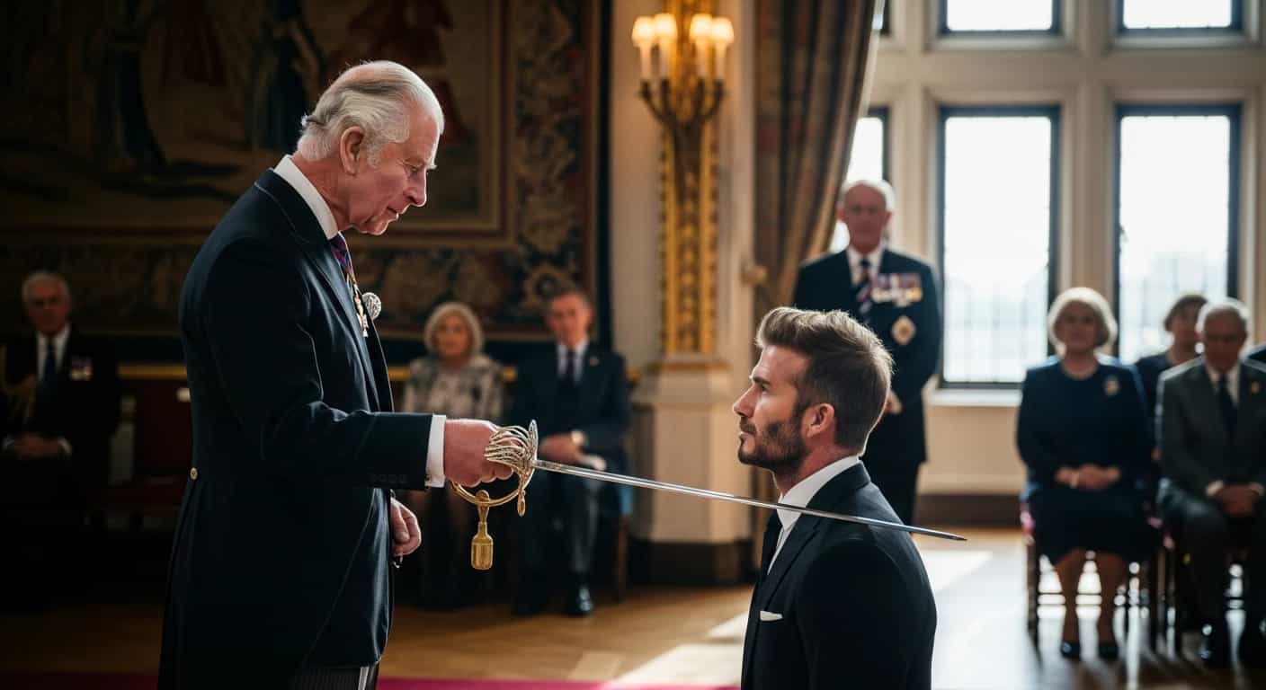 David Beckham otrzymał tytuł szlachecki od króla Karola III w ceremonii na zamku Windsor