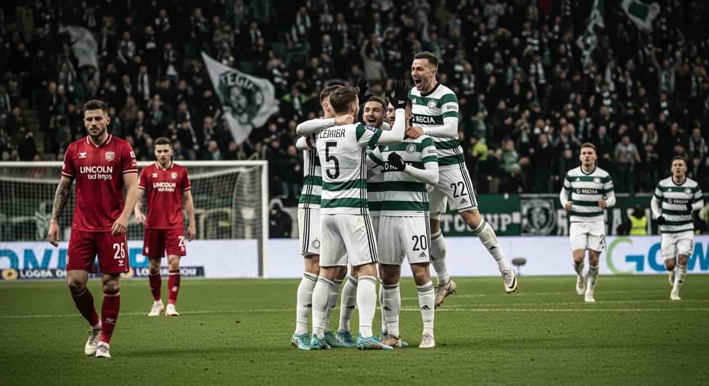 Legia Warszawa kończy fazę grupową Ligi Konferencji efektowną wygraną z Lincoln Red Imps