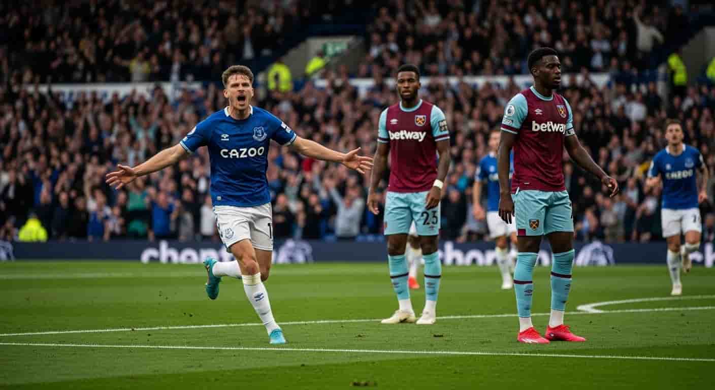 Everton pokonuje West Ham 1-0 w debiucie Nuno Espírito Santo jako trenera Młotów