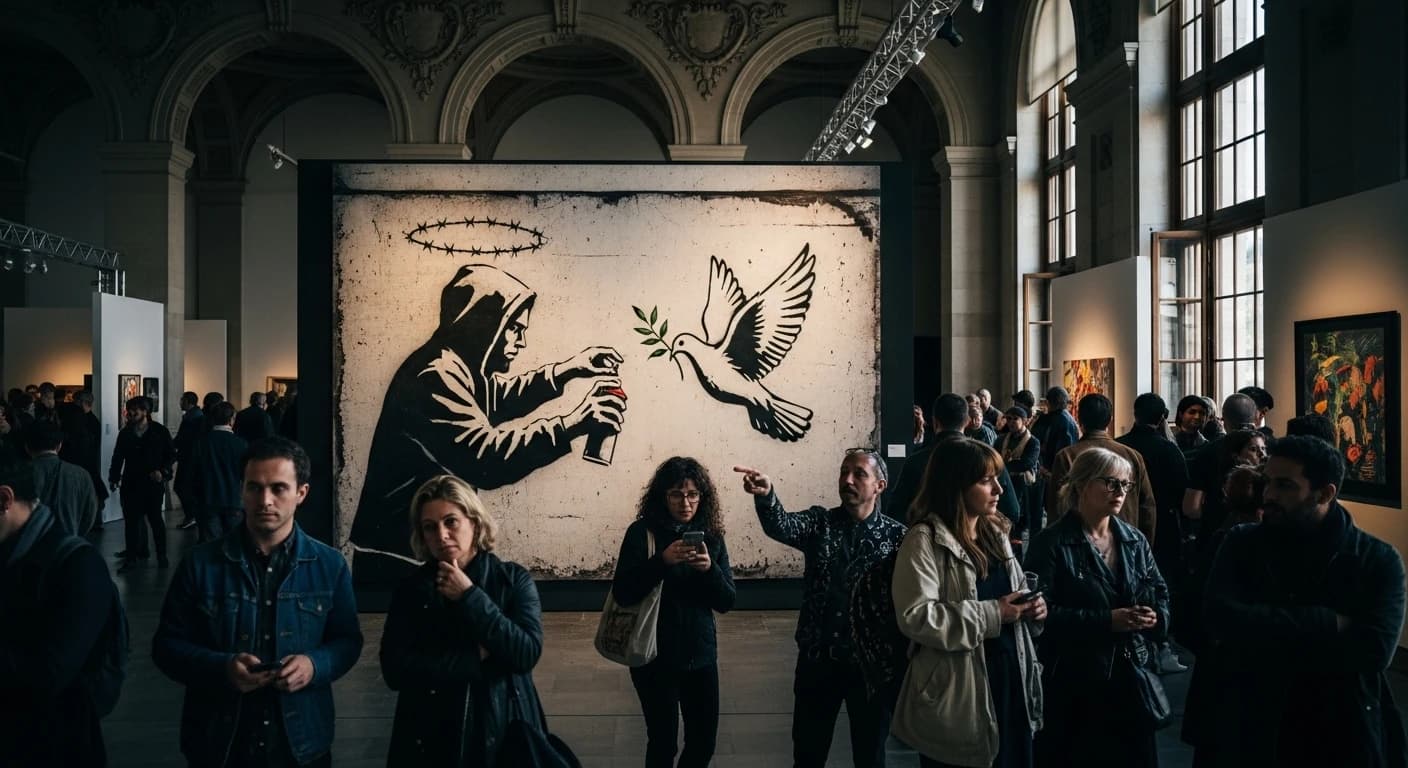 Rewolucja sztuki ulicznej: Banksy i współcześni mistrzowie w centrum uwagi światowych wystaw