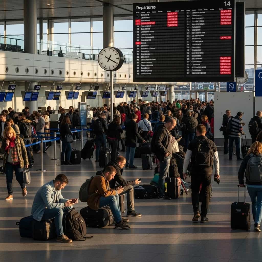 Cyberataków na europejskie lotniska - setki lotów odwołanych, chaos w Brukseli