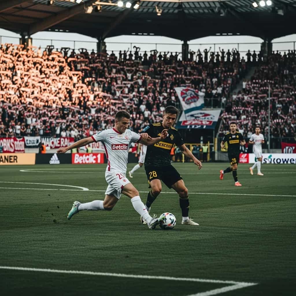 ŁKS Łódź podejmuje Wieczystą Kraków w kluczowym meczu Betclic 1 Ligi