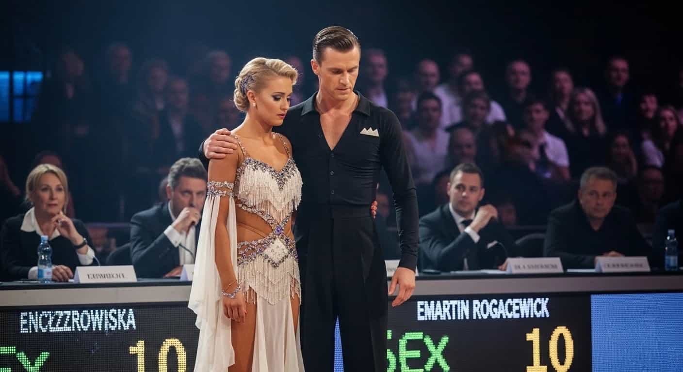 Agnieszka Kaczorowska i Marcin Rogacewicz odpadli z "Tańca z gwiazdami" - kontrowersyjne pożegnanie wywołuje burzę