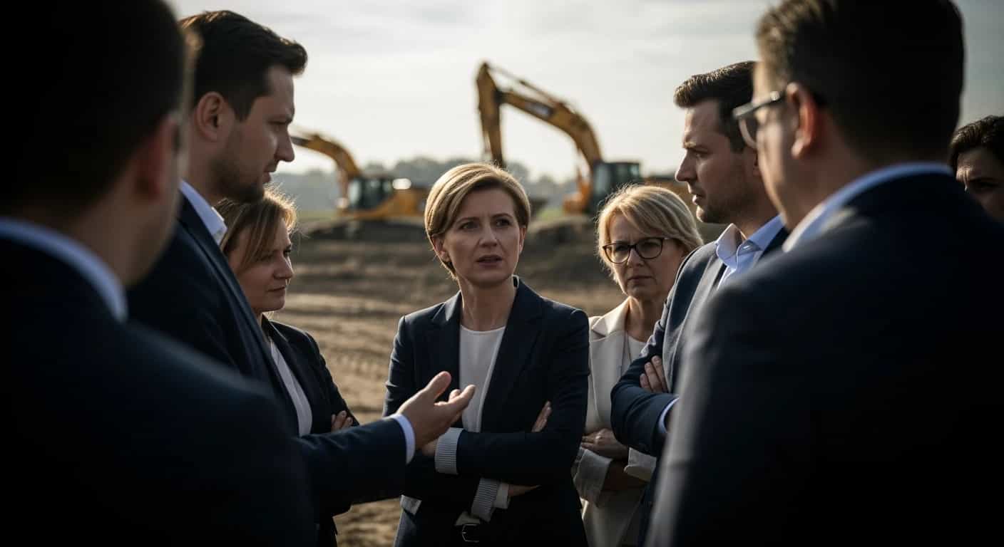 Anna Gembicka - kontrowersyjna transakcja gruntowa pod CPK wstrząsa polską sceną polityczną