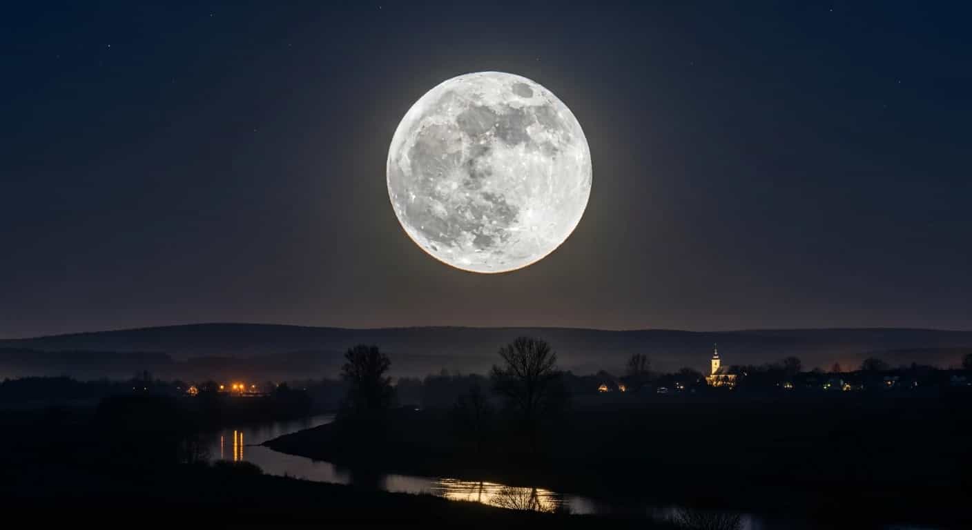 Pełnia Bobrów w listopadzie 2025 - najjaśniejsza superpełnia roku oświetli polskie niebo
