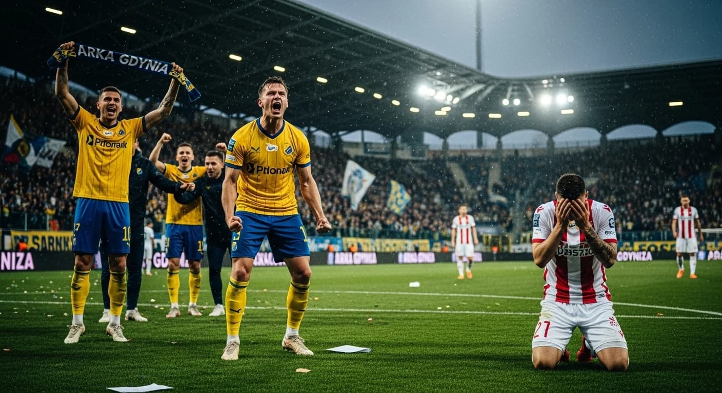 Arka Gdynia eliminuje Górnika Zabrze z Pucharu Polski w dramatycznym meczu