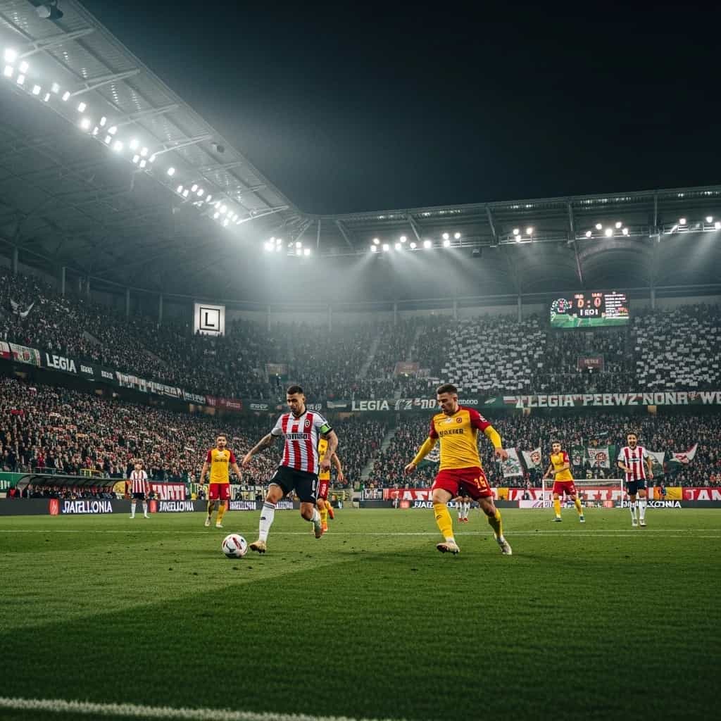 Legia Warszawa kontra Jagiellonia Białystok - zaległe starcie gigantów Ekstraklasy