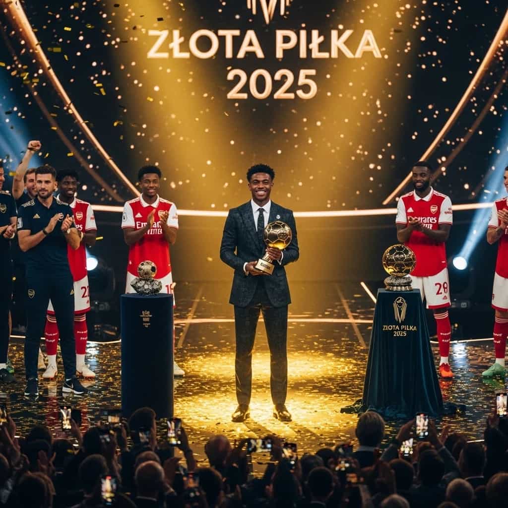 Złota Piłka 2025: Yamal zdobywa nagrodę dla młodego gracza, Arsenal triumfuje w Paryżu