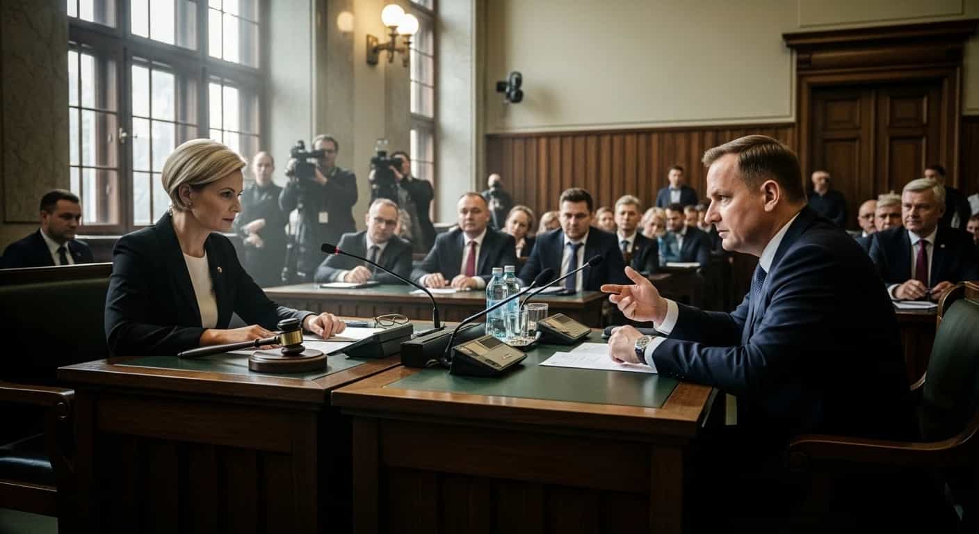 Magdalena Sroka przewodniczy burzliwemu przesłuchaniu Zbigniewa Ziobry w sprawie Pegasusa