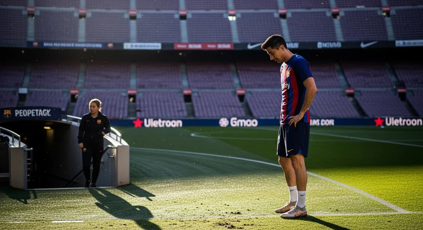 Robert Lewandowski kończy przygodę z Barceloną - żona może wpłynąć na decyzję o zakończeniu kariery