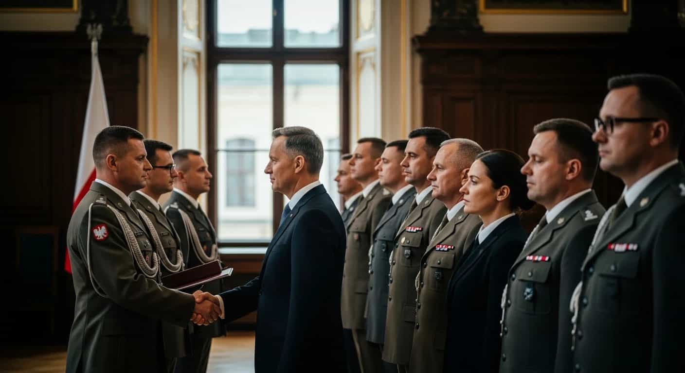 Prezydent Nawrocki mianował jedenastu oficerów na stopnie generalskie