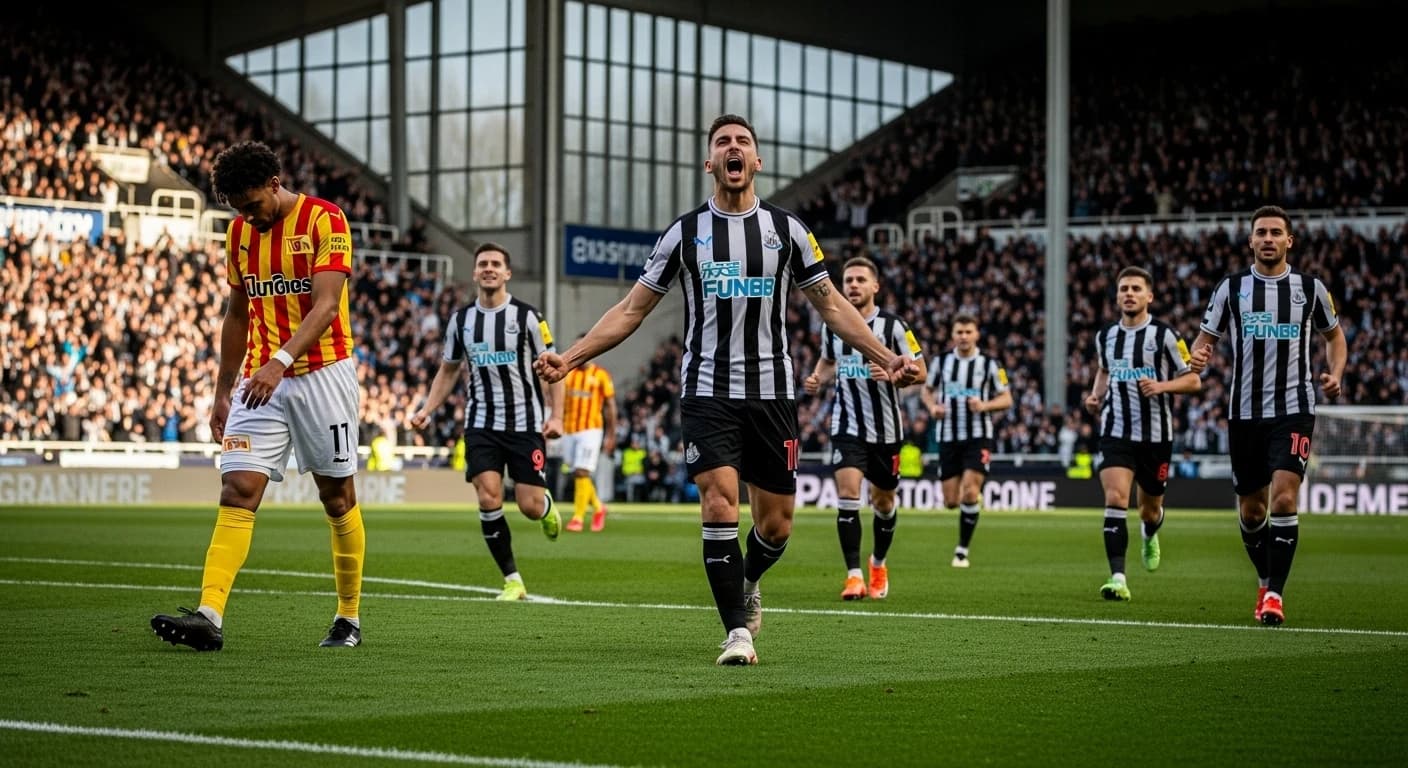 Newcastle United demoluje Union Saint-Gilloise w Lidze Mistrzów - pogrom 4:0 w Belgii