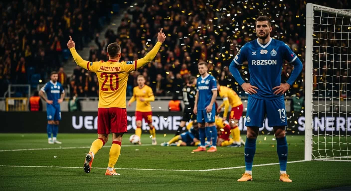 Jagiellonia Białystok sensacyjnie pokonuje RC Strasbourg w Lidze Konferencji