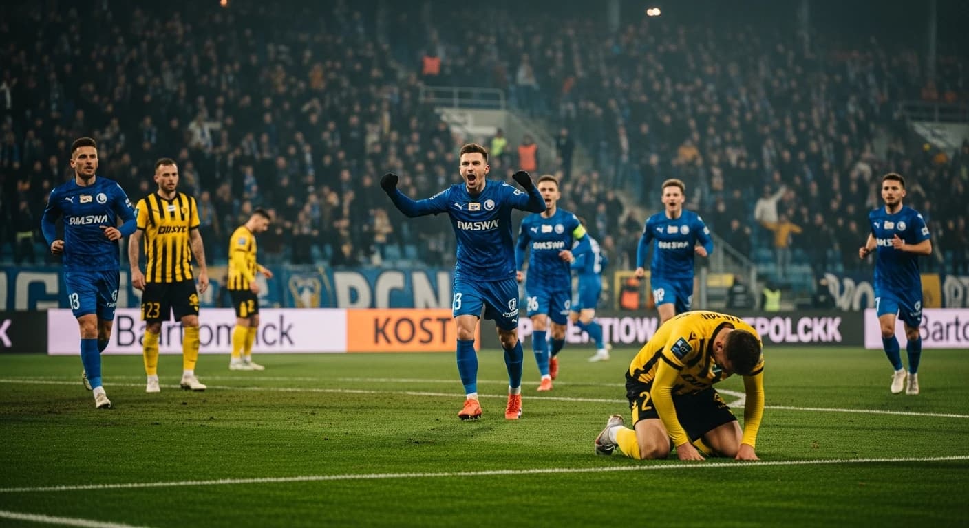 GKS Katowice przegrywa z Piastem Gliwice w śląskich derbach