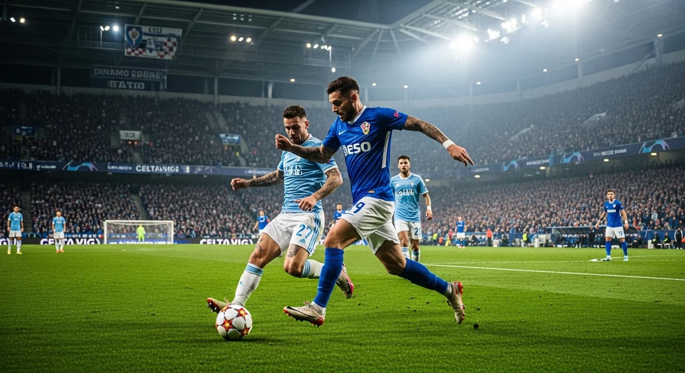 Dinamo Zagrzeb zmierzy się z Celtą Vigo w kluczowym starciu Ligi Europy