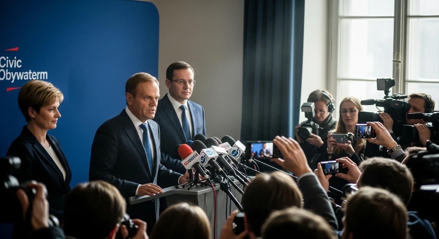 Koalicja Obywatelska powstaje z połączenia trzech ugrupowań - Tusk ogłasza nowy projekt polityczny