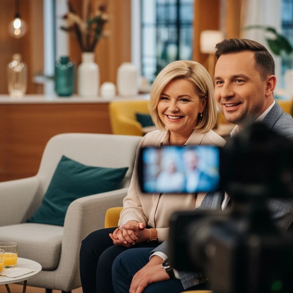 Jolanta Pieńkowska ponownie w śniadaniówce TVN - zastąpiła Dorotę Wellman u boku Marcina Prokopa