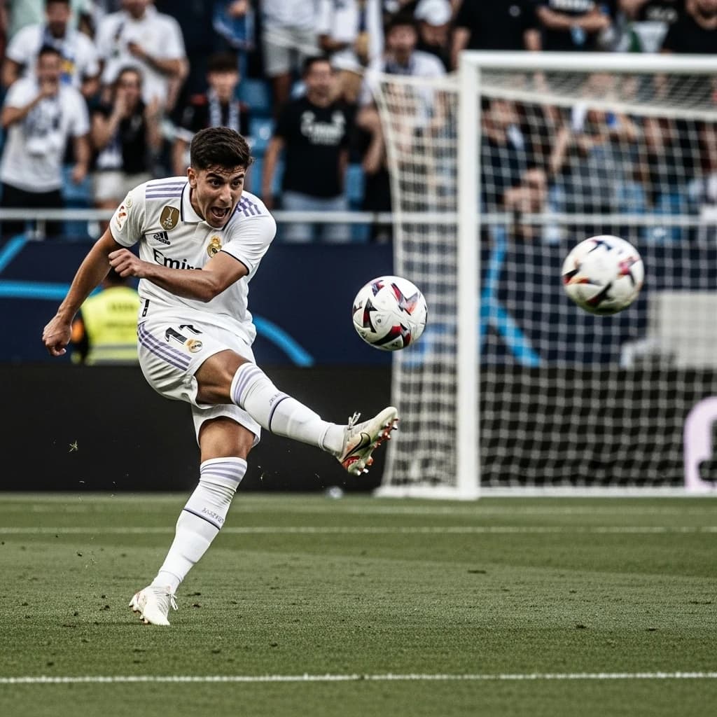 Franco Mastantuono strzela pierwszego gola dla Realu Madryt w zwycięstwie z Levante
