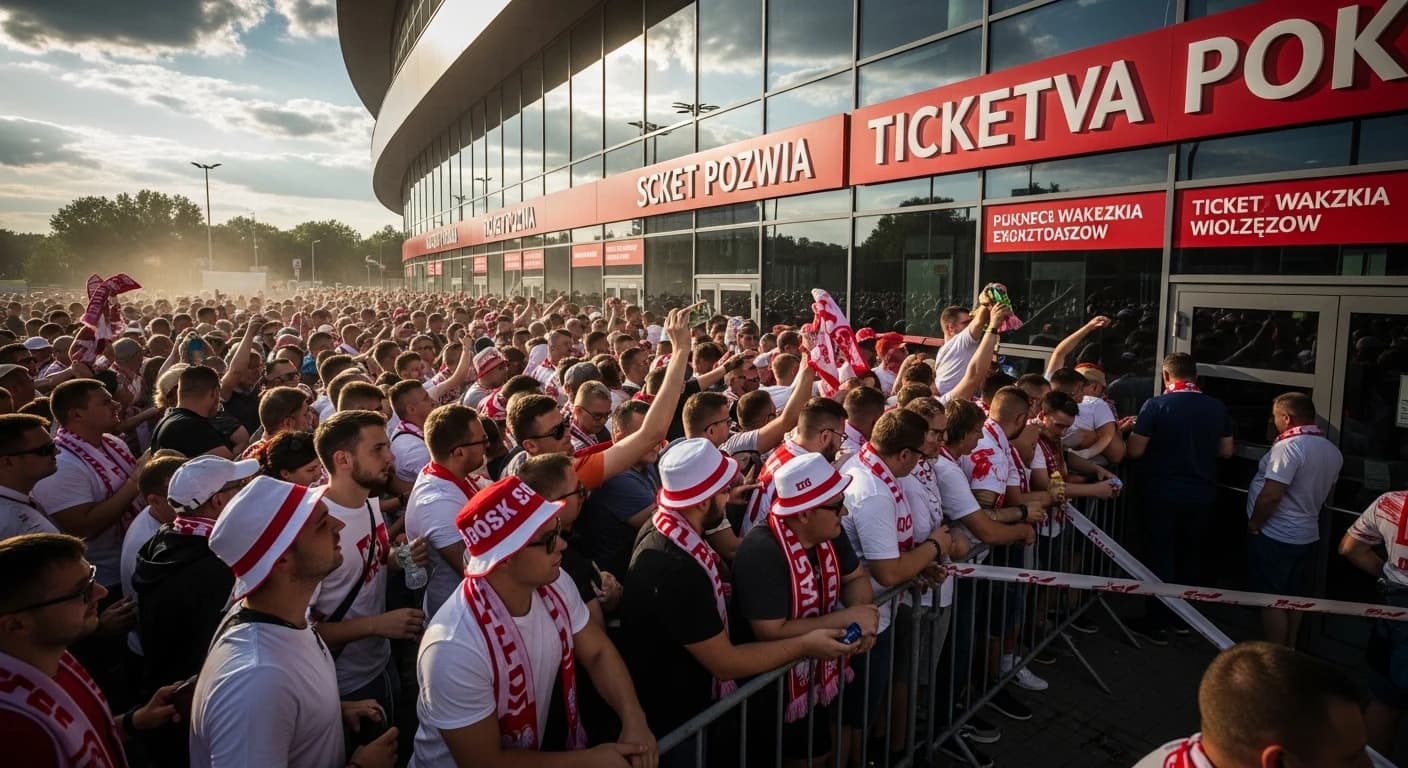 Ruszyła sprzedaż biletów na mecz Polska - Holandia, kibice szturmują kasy