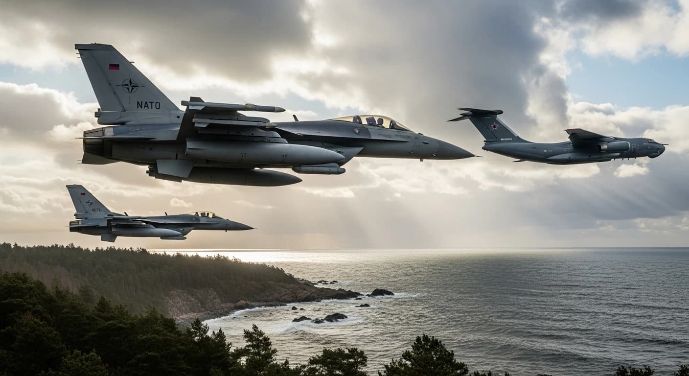 Rosyjskie samoloty naruszyły przestrzeń powietrzną Litwy - NATO poderwało myśliwce