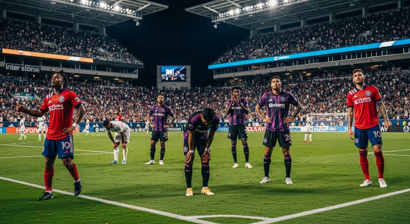 Inter Miami przegrywa z Chicago Fire w kluczowym meczu o playoff MLS