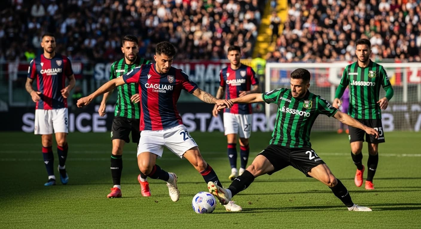 Cagliari podejmuje Sassuolo w kluczowym meczu Serie A