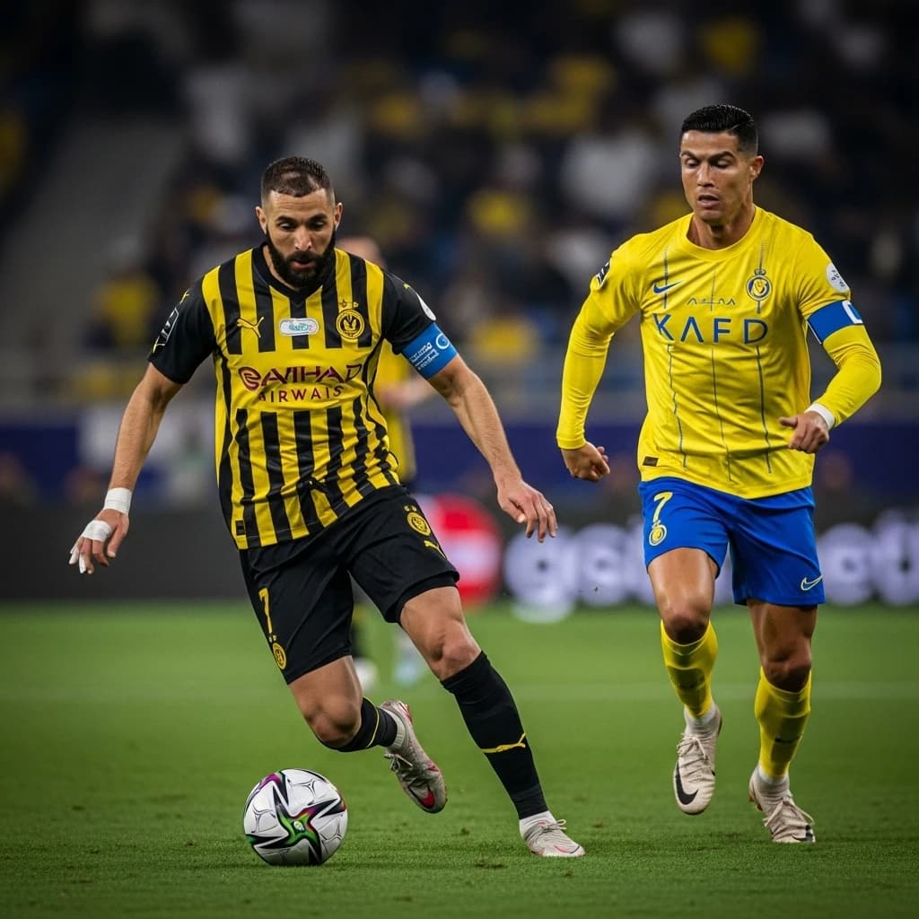 Al-Ittihad zmierzy się z Al-Nassr w szlagierze Saudi Pro League - Benzema kontra Ronaldo