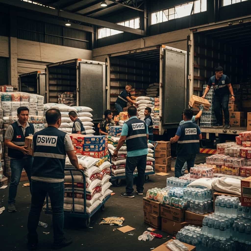 DSWD Mobilizuje Pomoc Humanitarną z Centrum w Pasay City dla Ofiar Tajfunu Opong