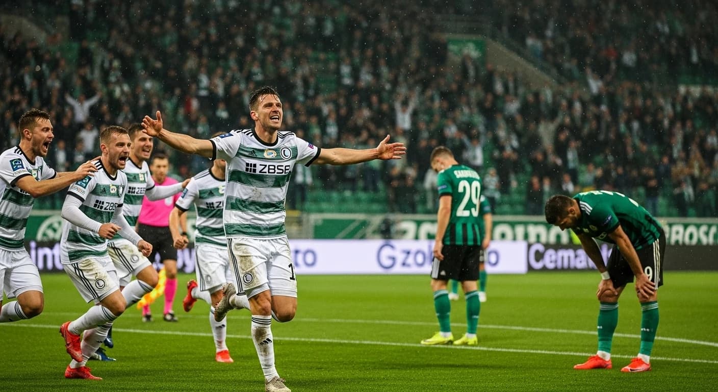 Augustyniak bohaterem Legii w dramatycznym zwycięstwie nad Szachtarem Donieck