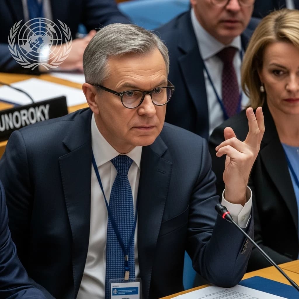 Karol Nawrocki wzbudził kontrowersje gestem podczas forum ONZ