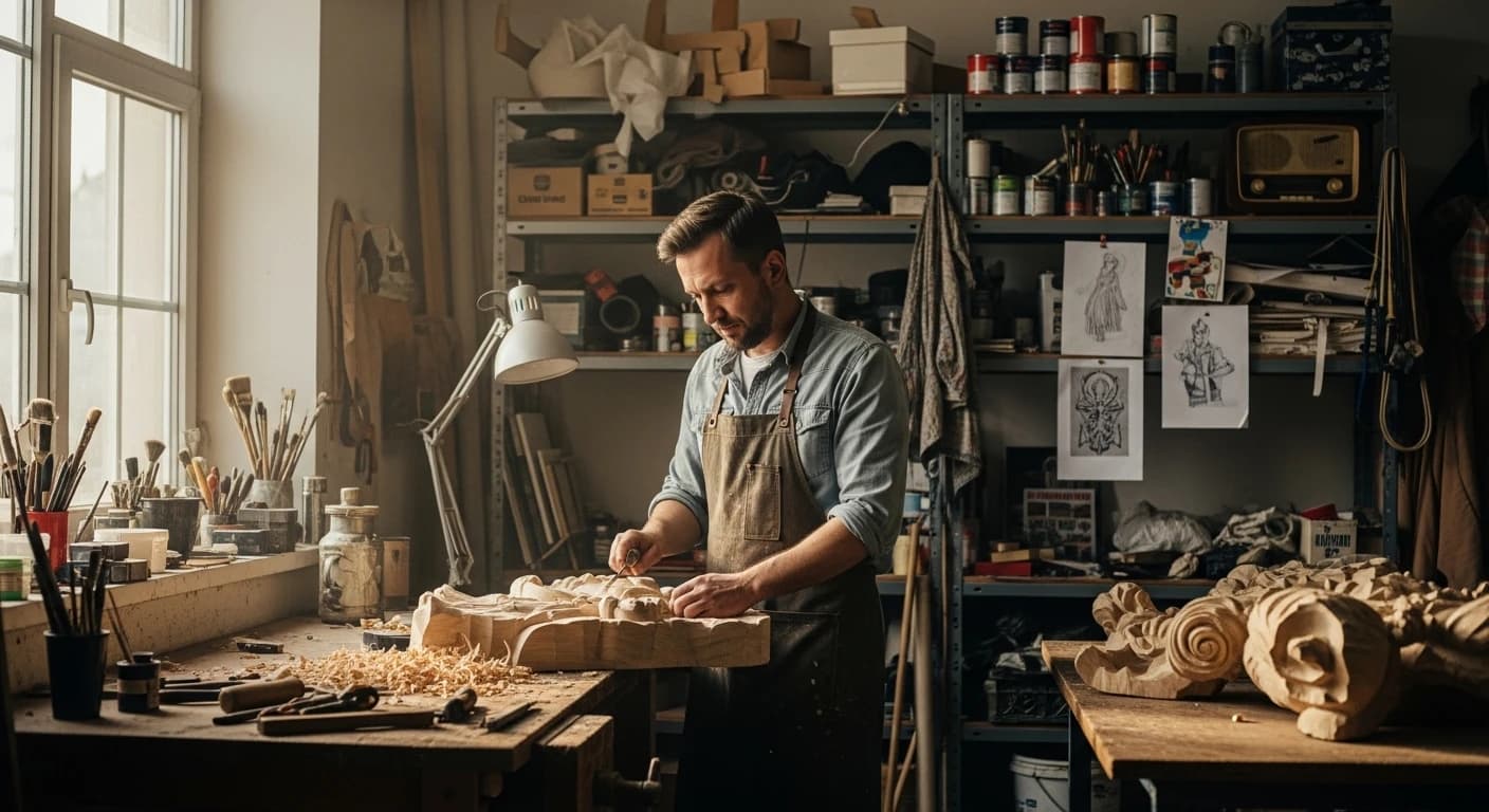 Andrzej Nejman otworzył warsztat scenograficzny po odejściu z teatru