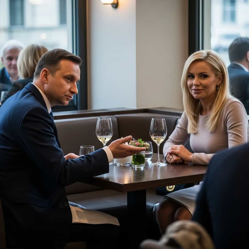 Dominik Tarczyński spotyka się z Joanną Krupą - kontrowersyjne spotkanie polityka PiS z gwiazdą TVN