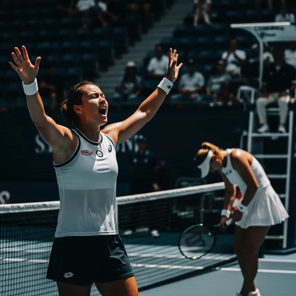 Priscilla Hon sprawia sensację w Pekinie - Jelena Ostapenko odpadła po dramatycznym zwrocie akcji