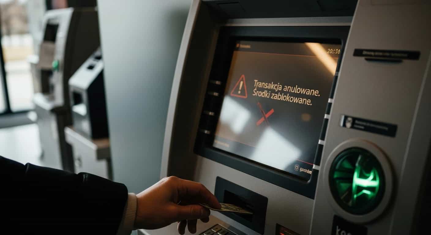 Wpłatomat zatrzymał 800 złotych - jak odzyskać pieniądze gdy maszyna odmawia zwrotu