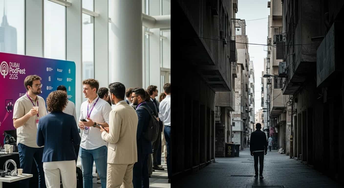 Dubaj przyciąga uwagę: Dubai PodFest 2025, tragedia młodego Brytyjczyka i odkrywanie dwóch twarzy emiratu