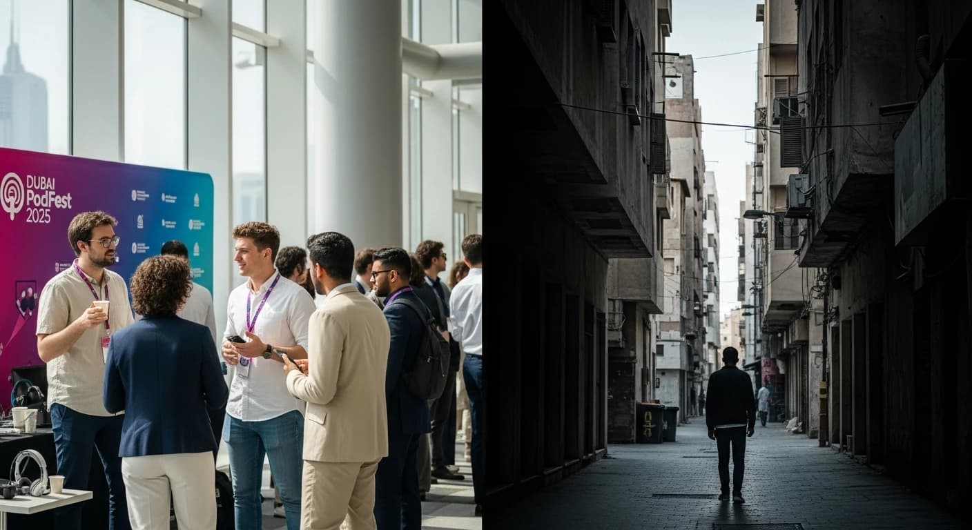 Dubaj przyciąga uwagę: Dubai PodFest 2025, tragedia młodego Brytyjczyka i odkrywanie dwóch twarzy emiratu