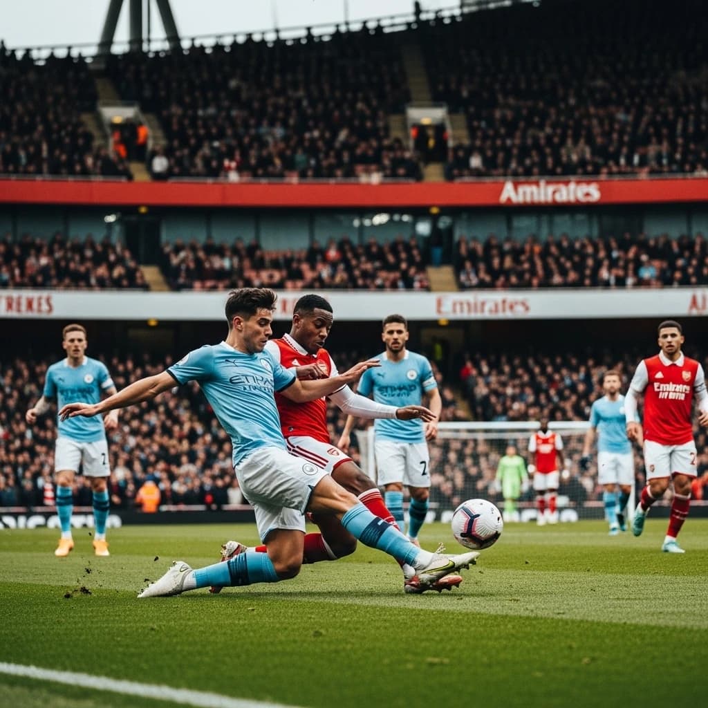 Arsenal remisuje z Manchesterem City 1-1 w emocjonującym starciu na Emirates Stadium
