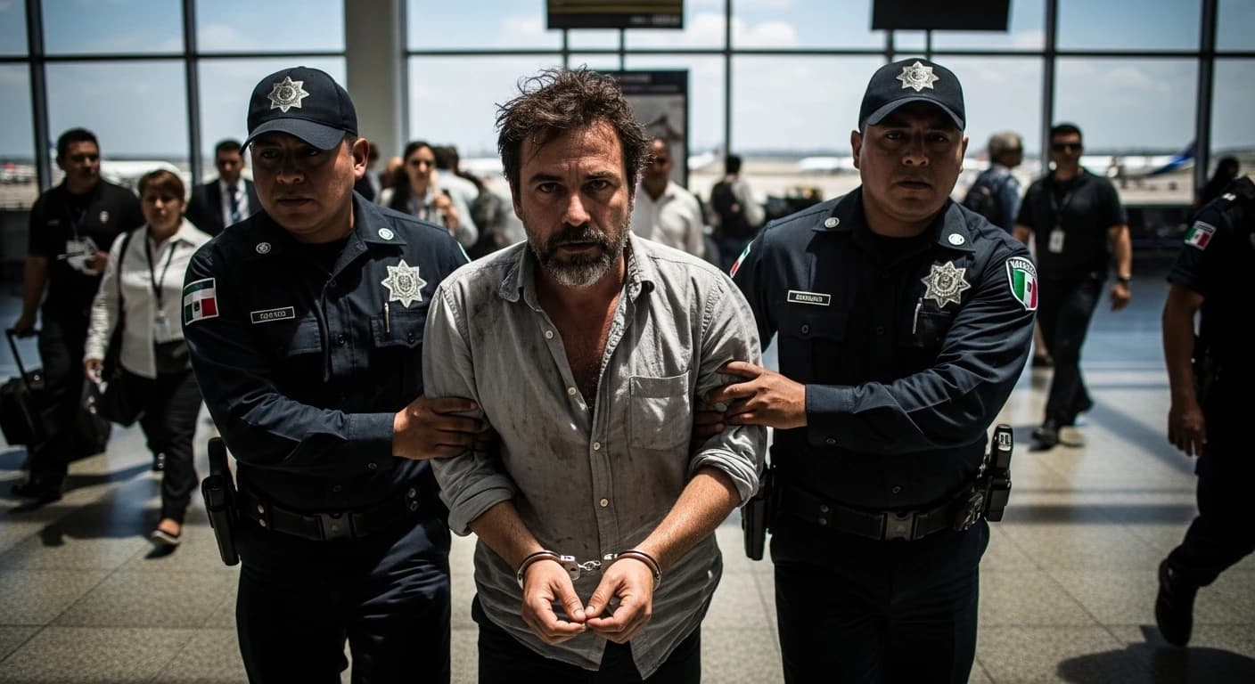 Szwedzki gangster Mikael Tenezos aresztowany w Meksyku i przewieziony do Szwecji