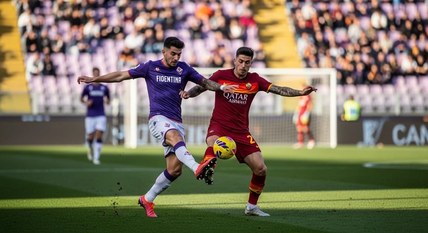 Fiorentina remisuje z Romą 1-1 w emocjonującym starciu na Stadio Artemio Franchi