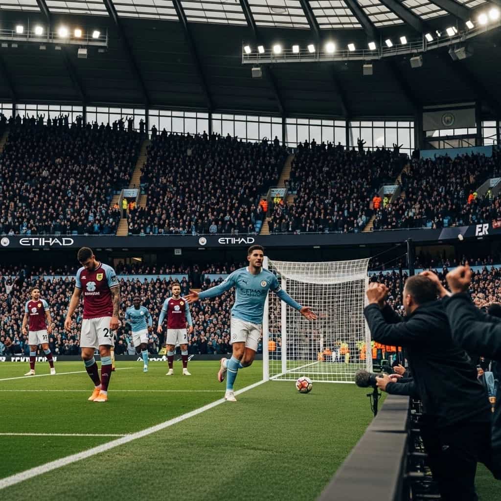 Manchester City rozbił Burnley 5-1 w meczu Premier League